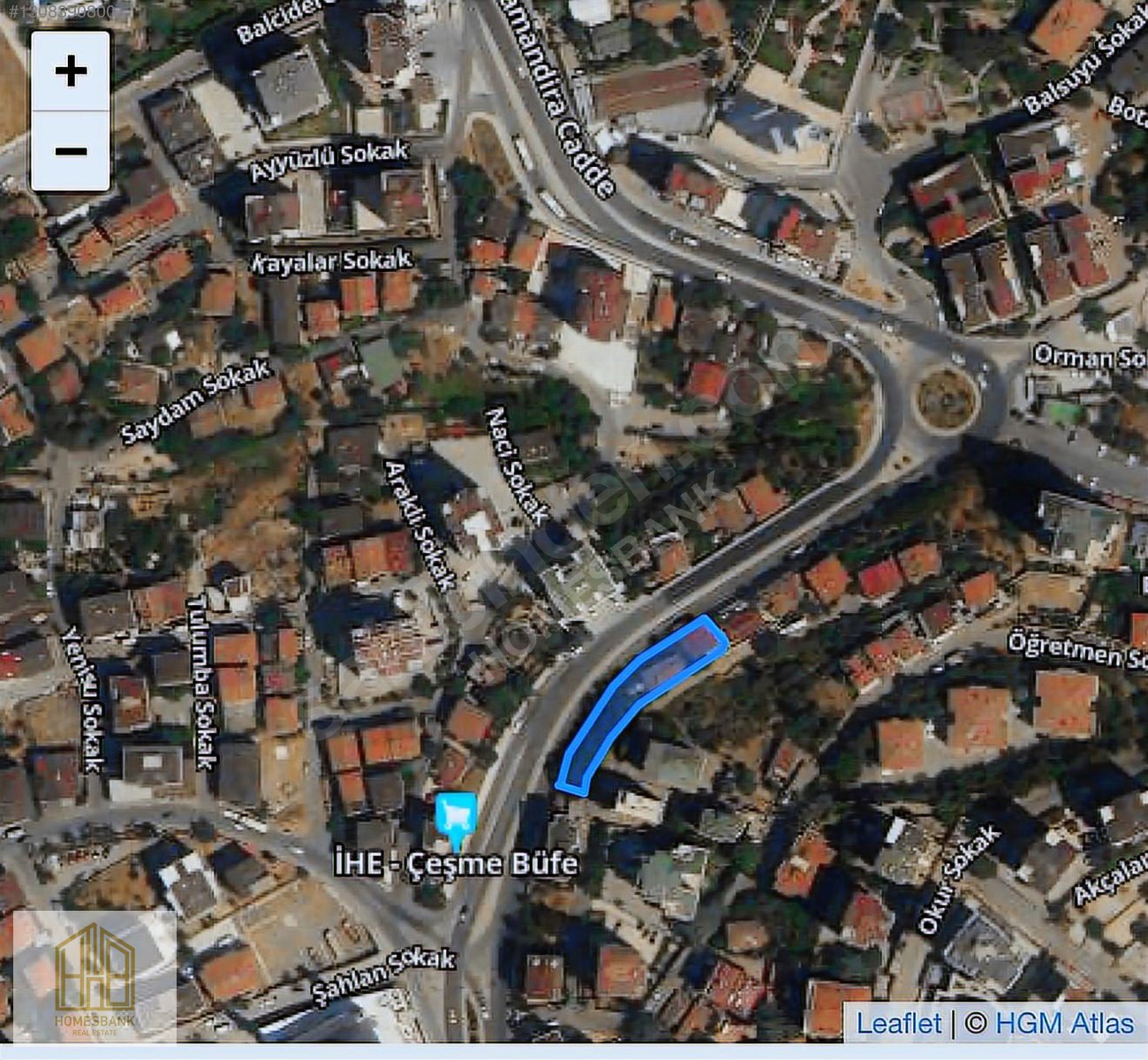 KARTAL YAKACIK SAMANDIRA CADDE CEPHE 15 KAT İMARLI 300 M2 ARSA