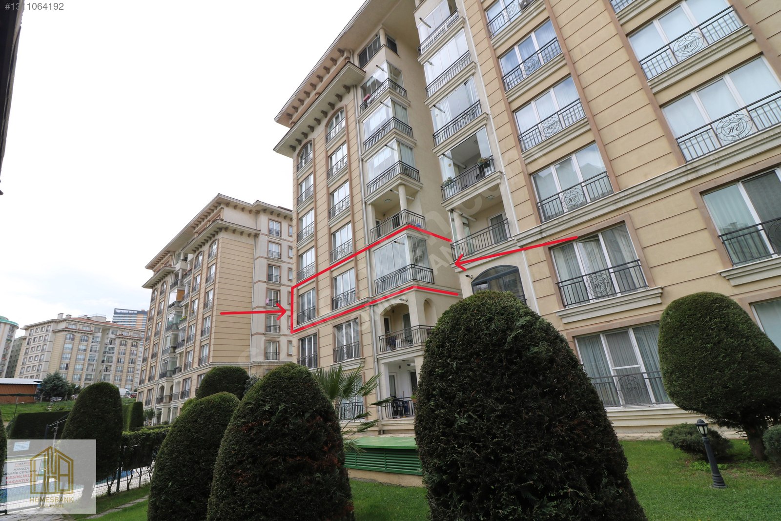 CUMHURİYET MAH.İSTHANBULEVLERİ HAN 6 3+1 HAVUZ CEPHE BOŞ DAİRE